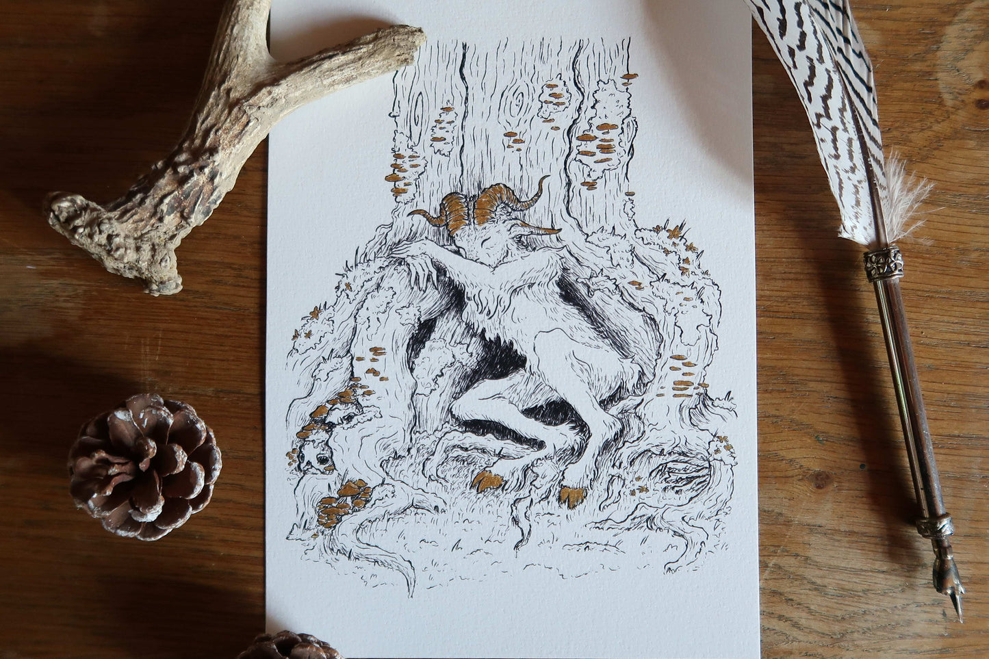 Sleepy Faun - Print