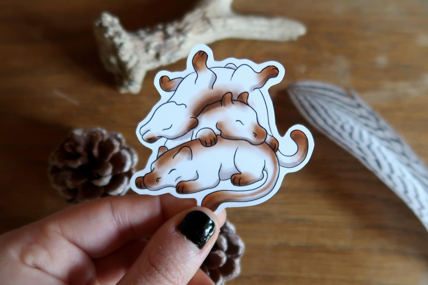Marshmallow dragon - Sticker