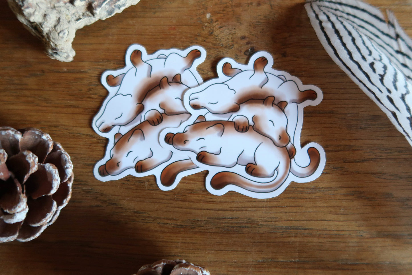 Marshmallow dragon - Sticker