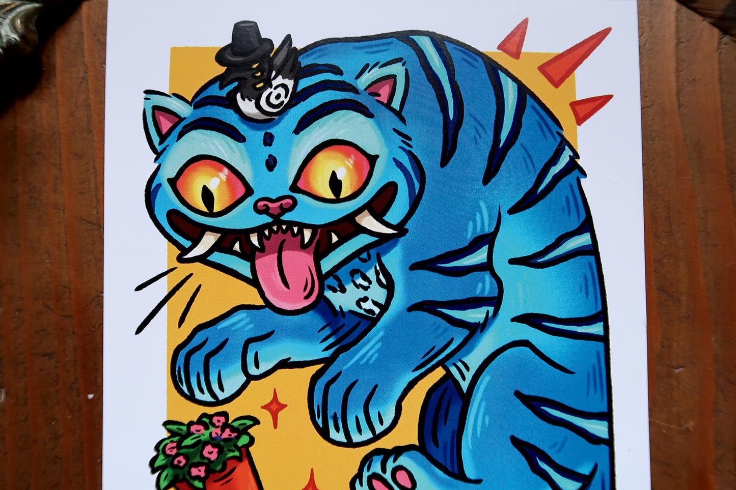 Derpy tiger - Print A5