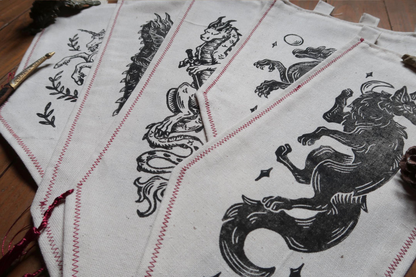 Oopsie mystery bag - Linocut Banner