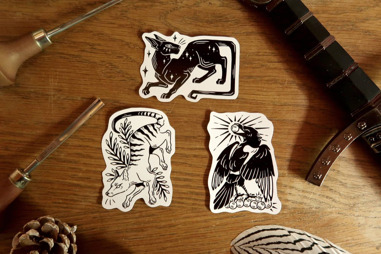 Animals - Set 1 -Stickers set or sticker