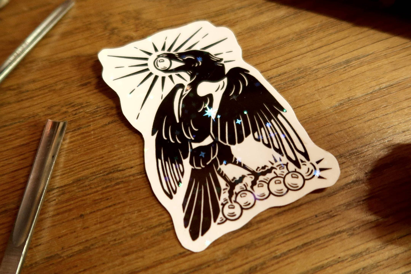 Sparkly Magpie- Sticker