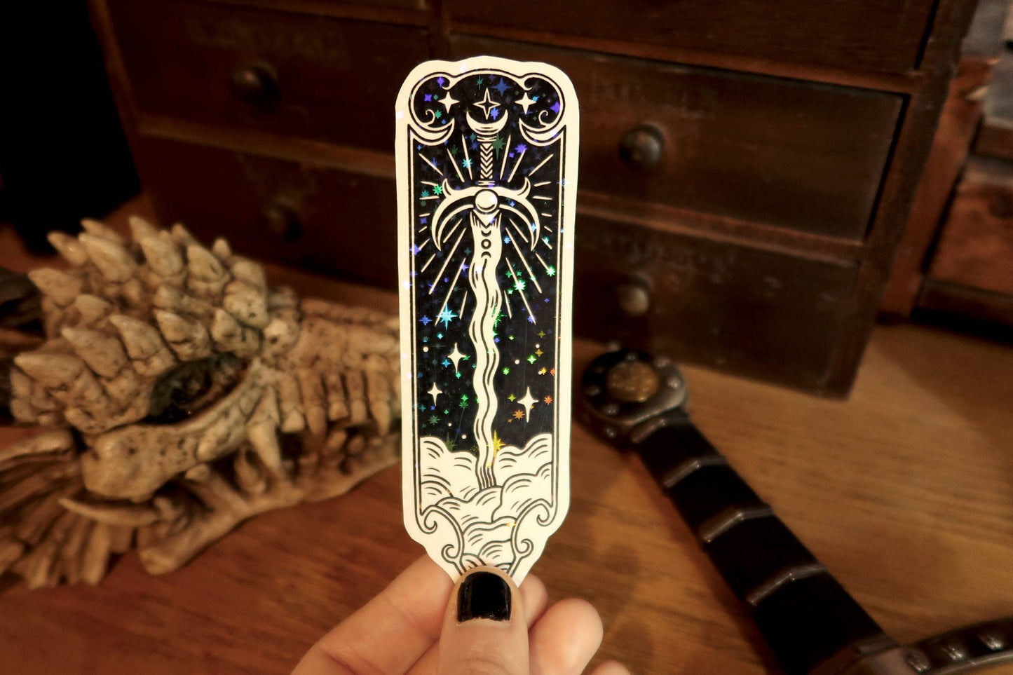 Sparkly Sword and spear- Stickers set or sticker