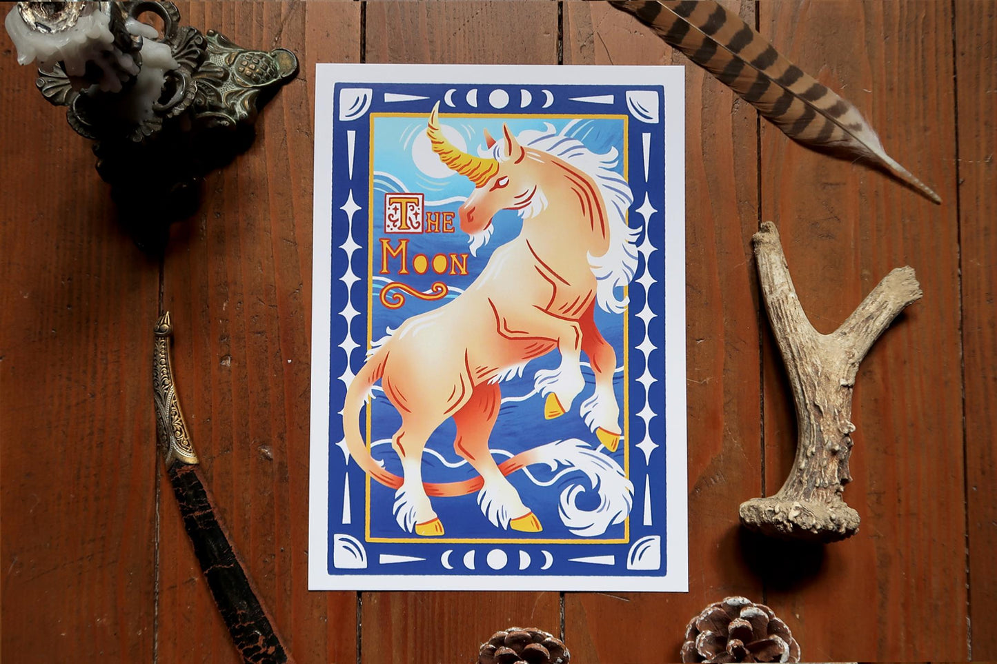 Tarot unicorns - A5 Print