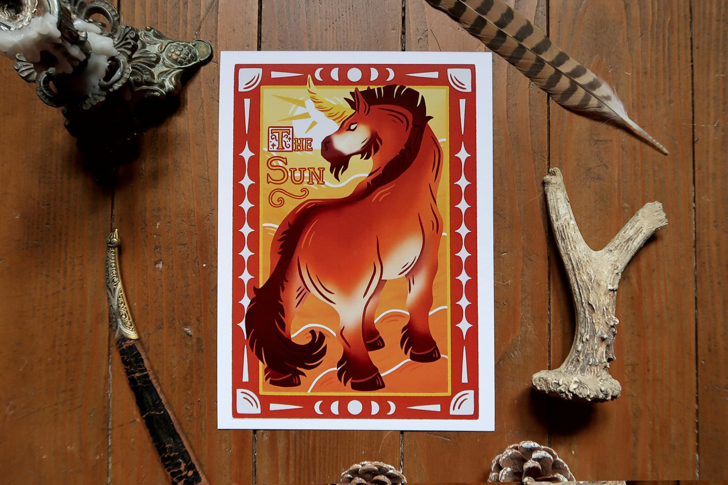 Tarot unicorns - A5 Print