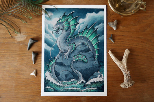 Sea Dragon - Print A5 or A4