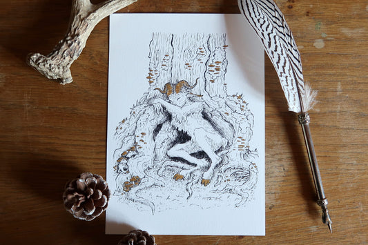 Sleepy Faun - Print