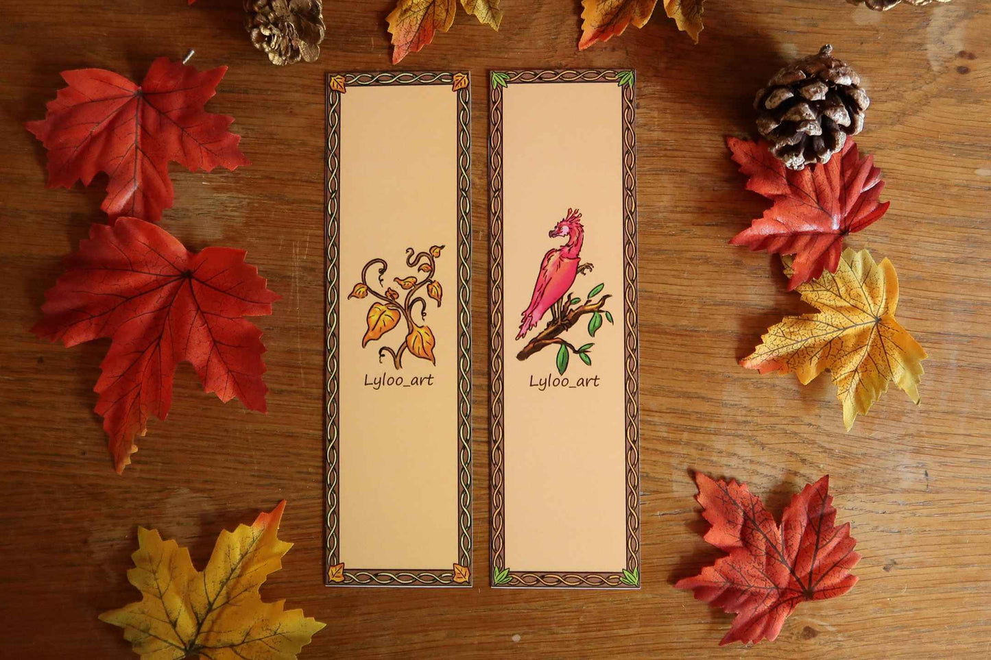 Dragon and creatures - Bookmarks
