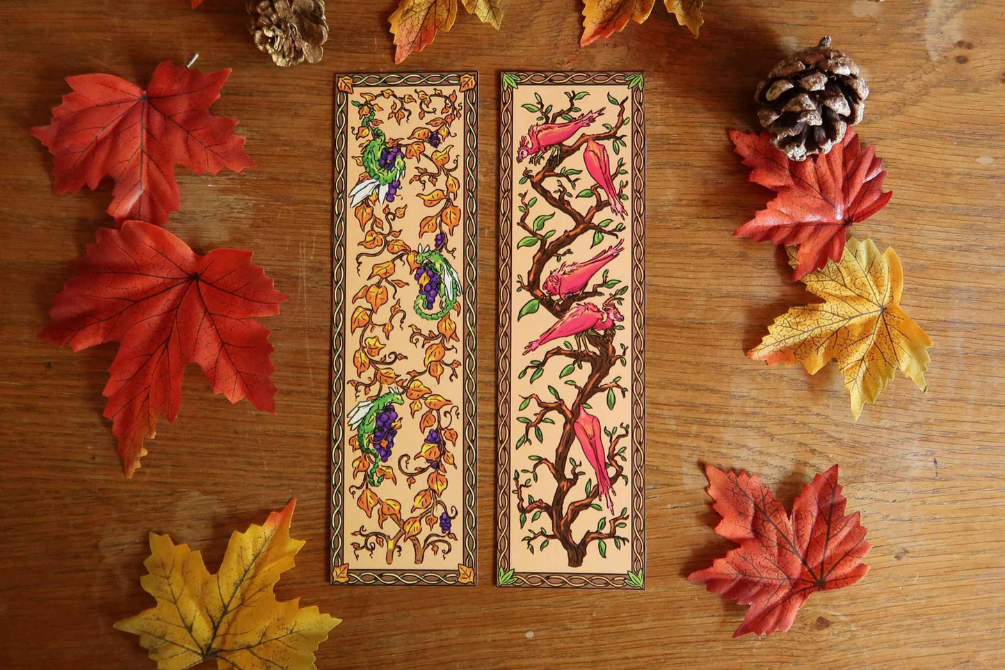 Dragon and creatures - Bookmarks
