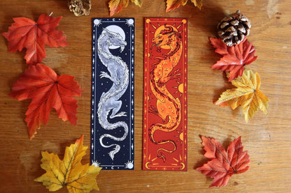 Dragon and creatures - Bookmarks