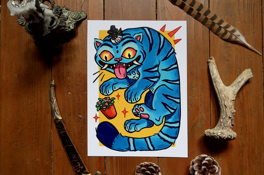 Derpy tiger - Print A5