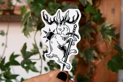 Jackalope and Wolpertinger- Stickers set or sticker