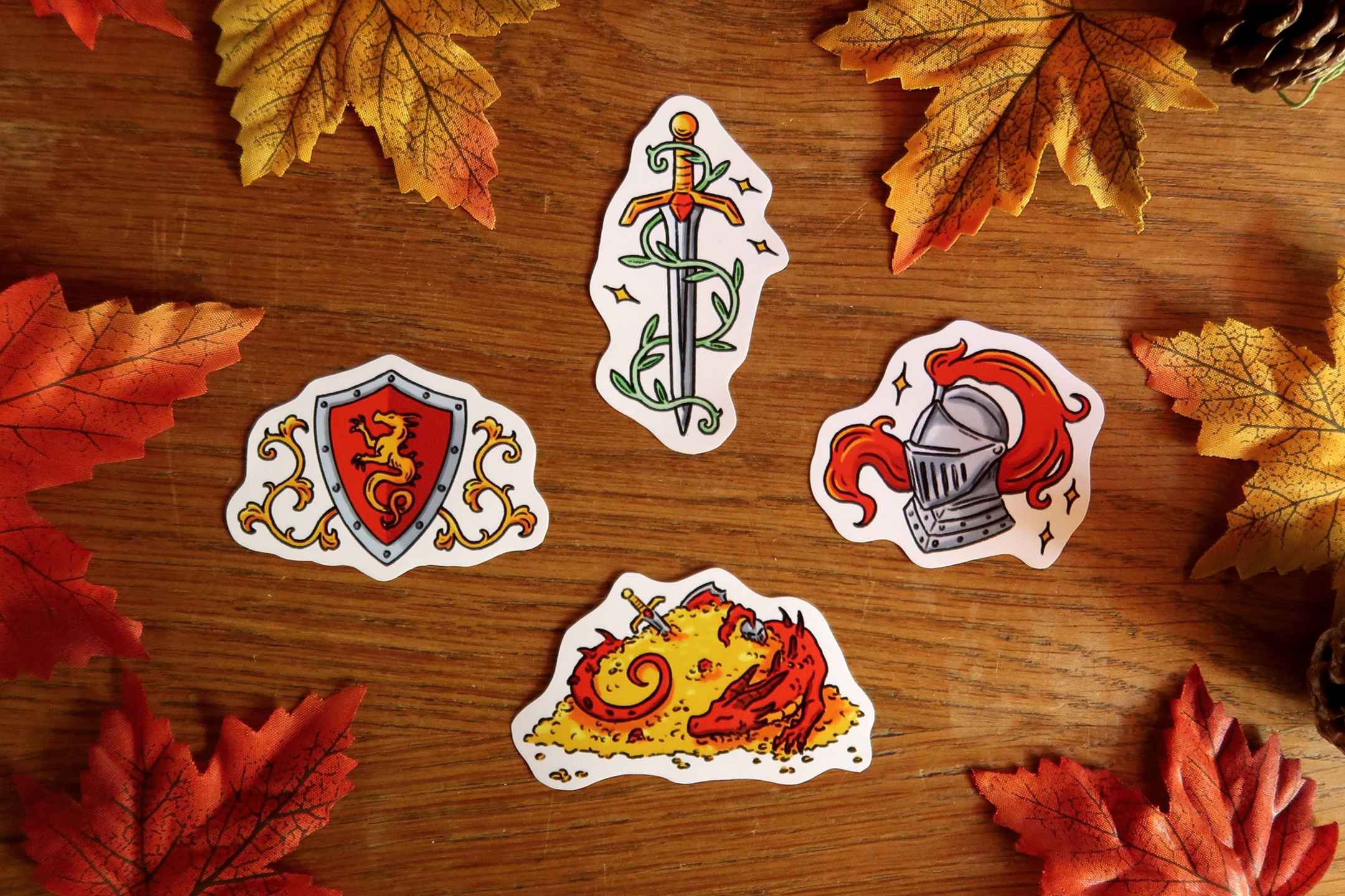 Medieval fantasy - Stickers set or sticker – Lyloo Art