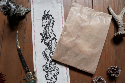 Oopsie mystery bag - Linocut Banner