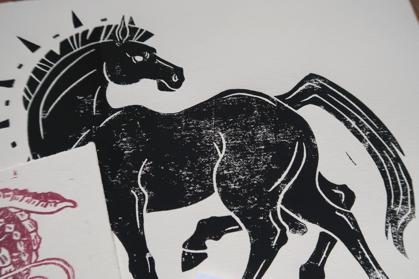 Oopsie mystery bag - Linocut prints