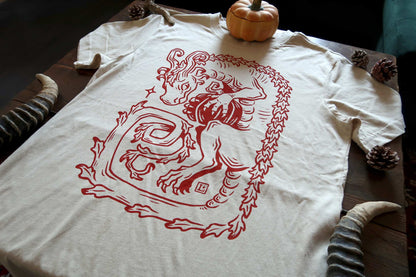 Pumpkin dragon - Sand t-shirt
