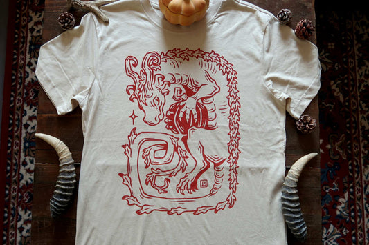 Pumpkin dragon - Sand t-shirt
